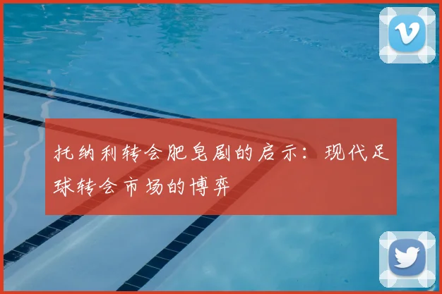托纳利转会肥皂剧的启示:现代足球转会市场的博弈
